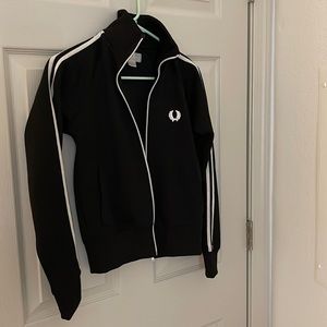 Womens size 4 Fred Perry black jacket